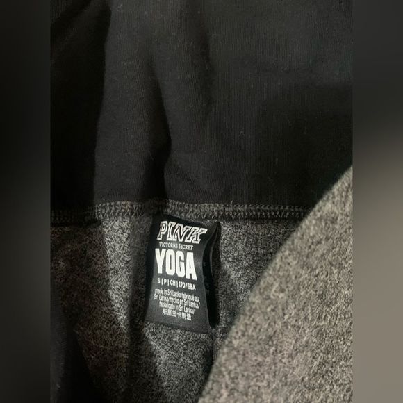 PINK VS COLORBLOCK NEON CAMPUS CROSSOVER HOODIE / BLING LEGGINGS OUTFIT S - Picture 13 of 13